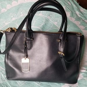 Ralph Lauren Double-Zip Satchel